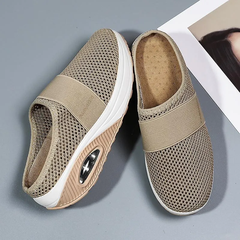 ZAPATOS PARA CAMINAR CON COLCHóN DE AIRE PARA MUJERES ZAPATILLAS ORTOPéDICAS PARA DIABéTICOS SLIPON YN0211