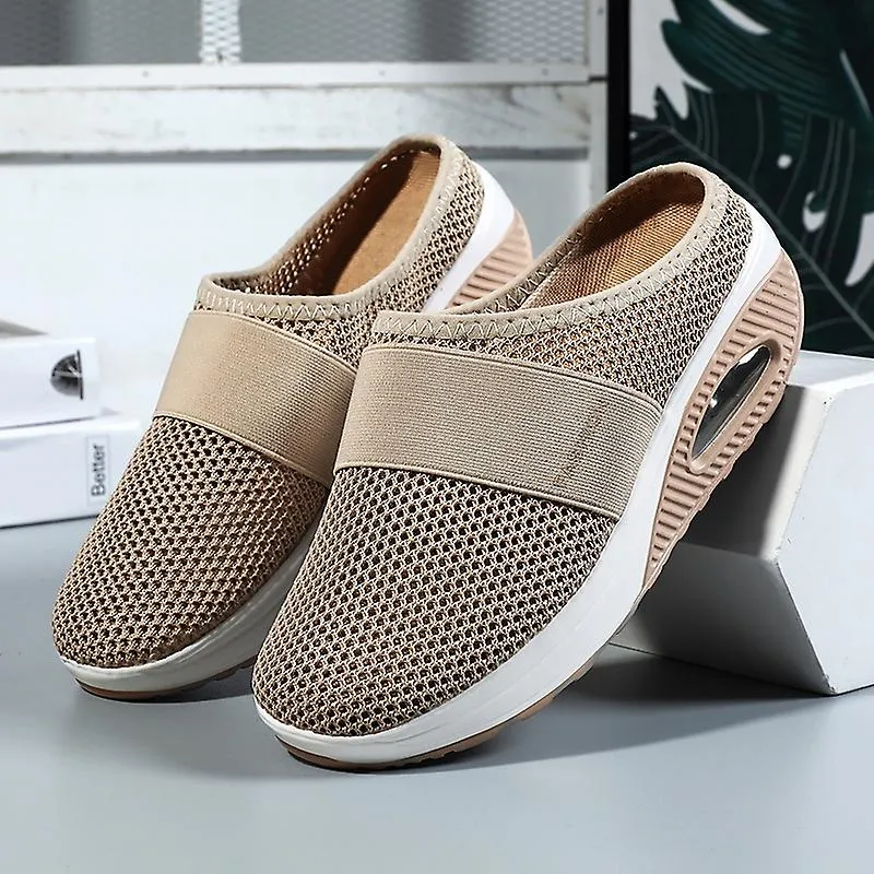 ZAPATOS PARA CAMINAR CON COLCHóN DE AIRE PARA MUJERES ZAPATILLAS ORTOPéDICAS PARA DIABéTICOS SLIPON YN0211