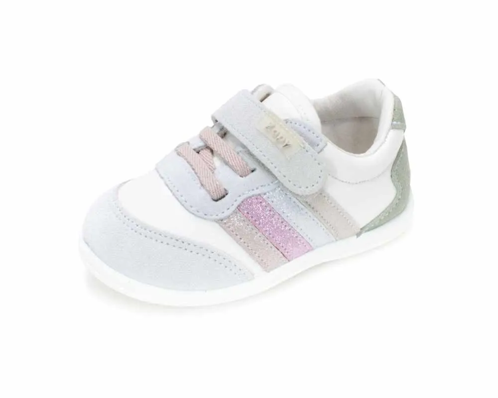 Zapy Zapatillas Respetuosas Blanco Cordones Rosas