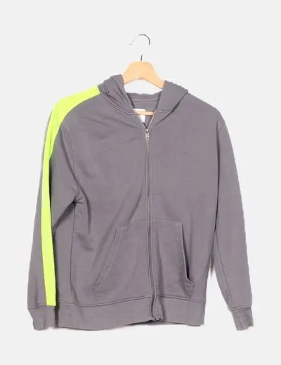 Zara Chaqueta gris deportiva
