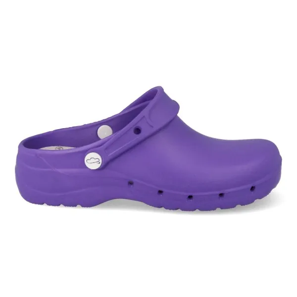 ZUECOS CROCS MUJER LILA MOD. TREBOL