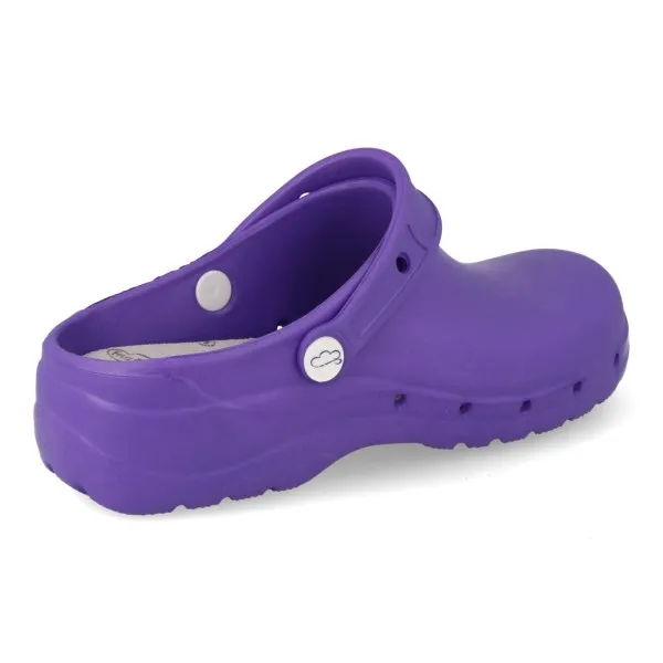 ZUECOS CROCS MUJER LILA MOD. TREBOL