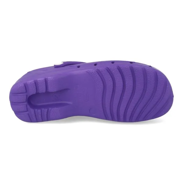 ZUECOS CROCS MUJER LILA MOD. TREBOL